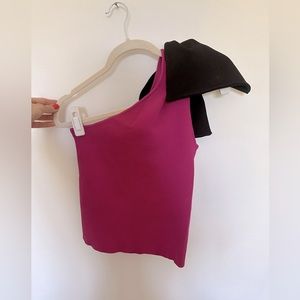 Zara Top with big bow - Size M